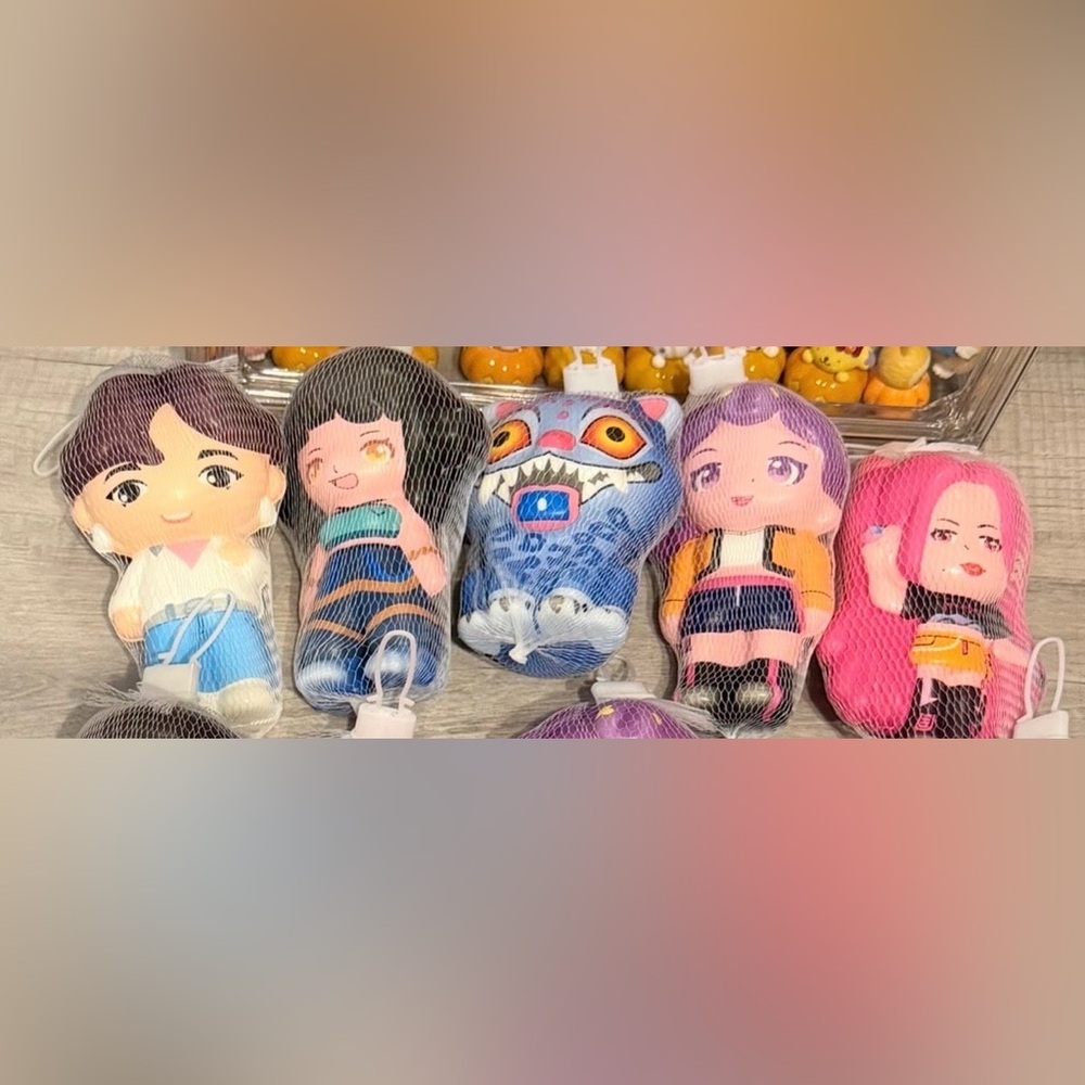 K Pop Demon Hunter Squishy Toys - Set of 5